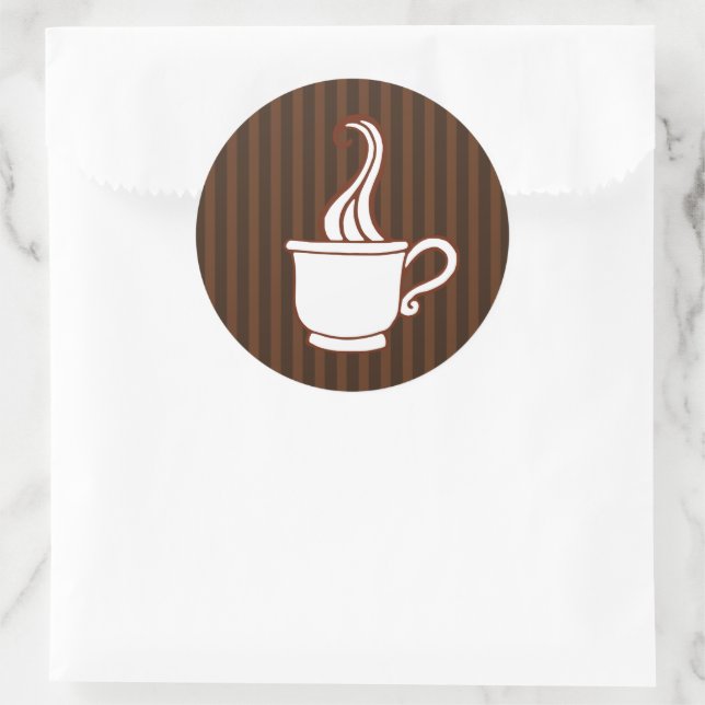 Retro Coffee Stickers (Bag)