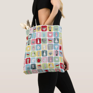 Retro Coffee  Tote Bag