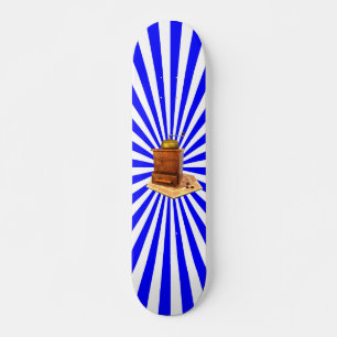 retro coffeemill skateboard