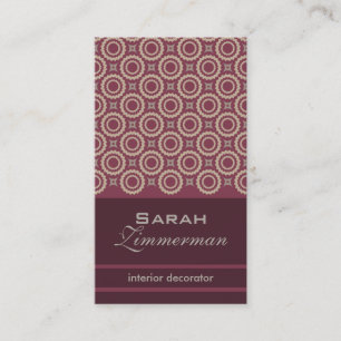 Retro Cogs Wine Business Card