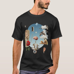 Retro Collage Surrealism Aesthetic Vintage Art T-S T-Shirt