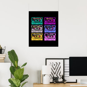 Retro Collection Tapes Poster