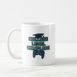 Retro College Level Complete Gamer Graduation Coffee Mug