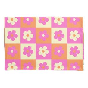 Retro Colorful Bohemian Floral Pattern Pillowcase