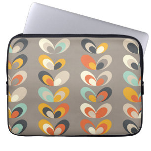 Retro Colorful Geometric Shapes – Modern Aesthetic Laptop Sleeve