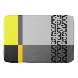 Retro Colour Block Bath Mat