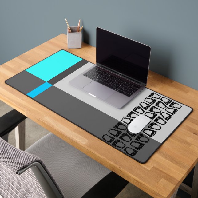 Retro Colour Block Desk Mat (Office 2)