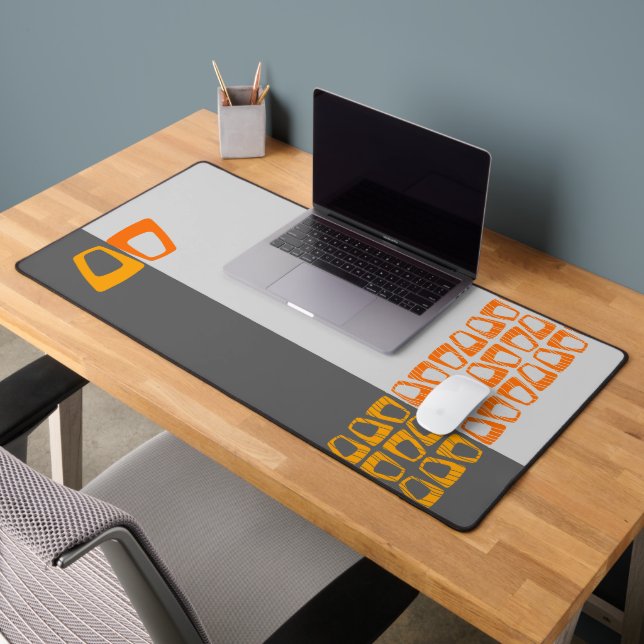 Retro Colour Block Desk Mat (Office 2)