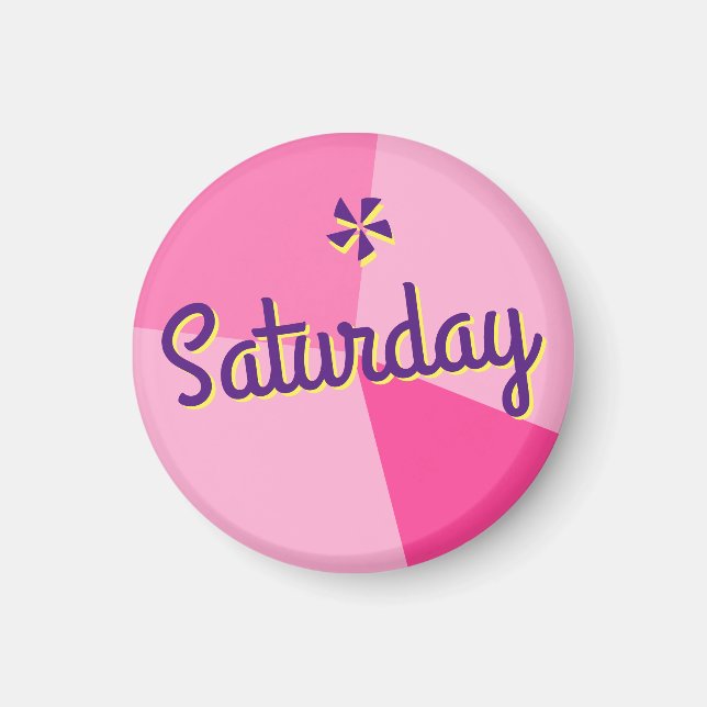 Retro Colour Block Planner Magnet (Front)