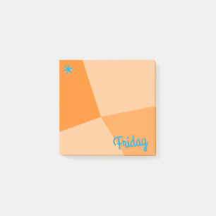 Retro Colour Block Planner Post-it Notes