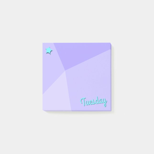 Retro Colour Block Planner Post-it Notes (Front)