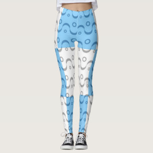 Retro Colour Fifties Pattern #10 Leggings