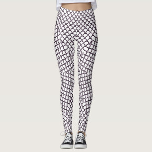 Retro Colour Fifties Pattern #9 Leggings