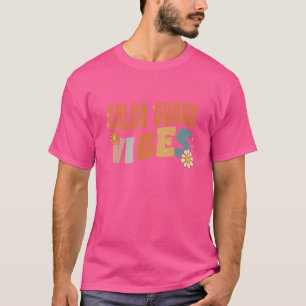 Retro Colour Guard Vibes Teacher Women Kids T-Shirt