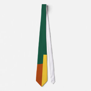 Retro Colour Modern Geometric Pattern #10 Tie