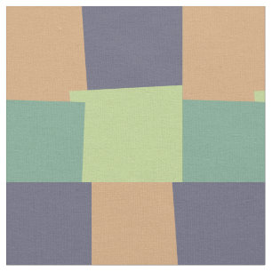 Retro Colour Modern Geometric Pattern #4 Fabric
