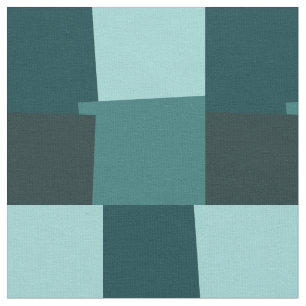 Retro Colour Modern Geometric Pattern #7 Fabric