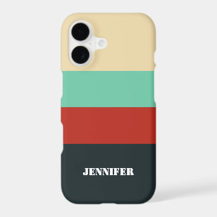 Retro Colour Stripes iPhone 7 Case, Barely There