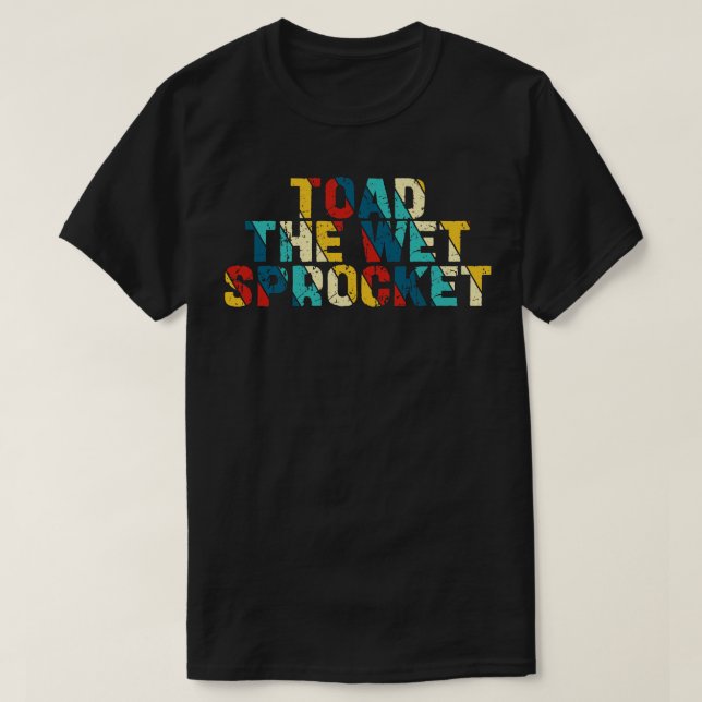 Retro Colour Toad The Wet Sprocket T-Shirt (Design Front)