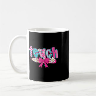 Retro Colourful Chequered Teacher Coquette Ck To S Coffee Mug