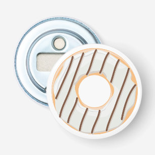 Retro Colourful Doughnuts Pattern Minimalist Fun P Bottle Opener