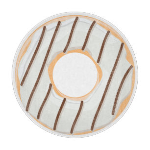 Retro Colourful Doughnuts Pattern Minimalist Fun P Cutting Board