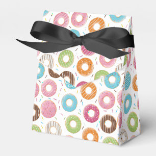Retro Colourful Doughnuts Pattern Minimalist Fun P Favour Box