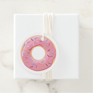 Retro Colourful Doughnuts Pattern Minimalist Fun P Favour Tags