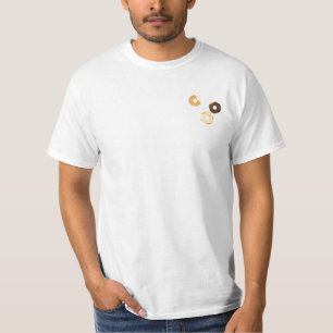 Retro Colourful Doughnuts Pattern Minimalist Fun P T-Shirt