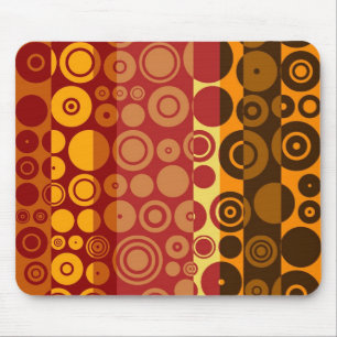 Retro Colourful Fifties Abstract Art 2 Mouse Mat