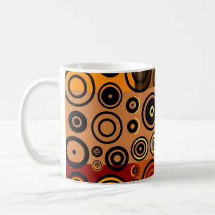 Retro Colourful Fifties Abstract Art Coffee Mug