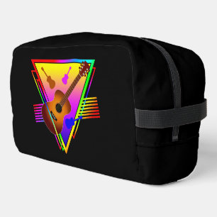 Retro Colourful Guitar Dopp Kit