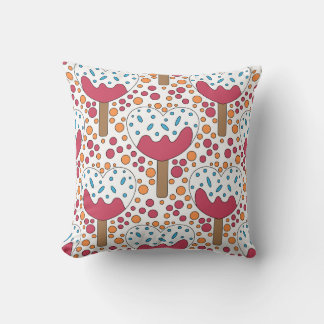 Retro colourful Icecream Design Cushion
