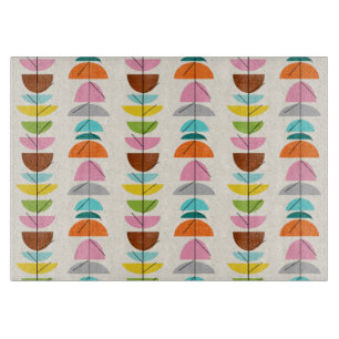 Retro Colourful Nests Cutting Board