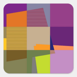 Retro Colourful Pop Art Stickers