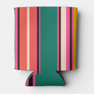 Retro colourful stripes, abstract background can cooler
