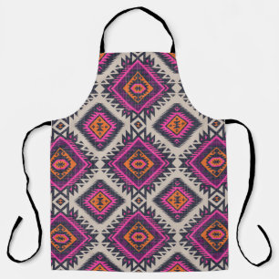 Retro colours, tribal Navajo design. Apron