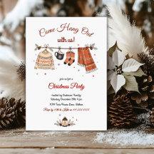Retro Come Hang Up Clothesline Christmas Party