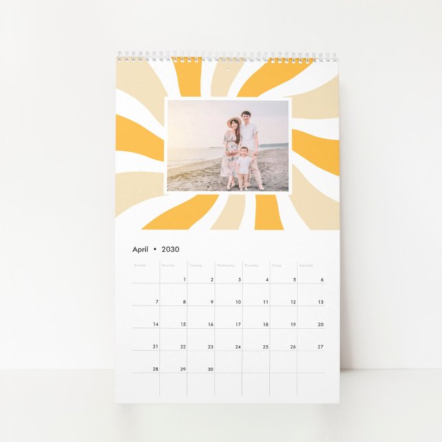 Retro Comeback Personalised Photo Calendar (Creator Uploaded)