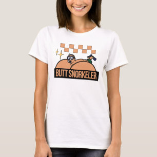 Retro Comfort Butt Snorkeler, Funny Adult, Adult T-Shirt