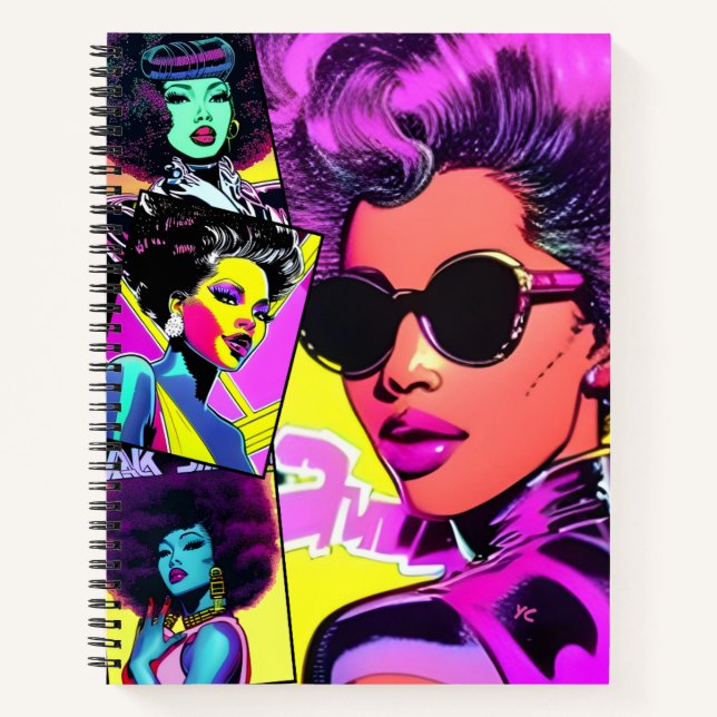Retro Comic Art  Notebook (Front)
