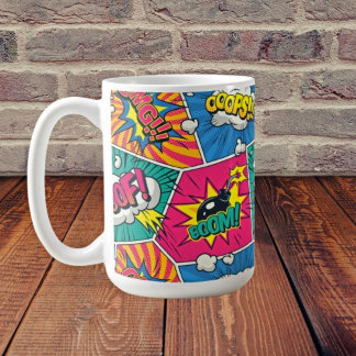 Retro Comic Book - Pop Art Coffee Mug