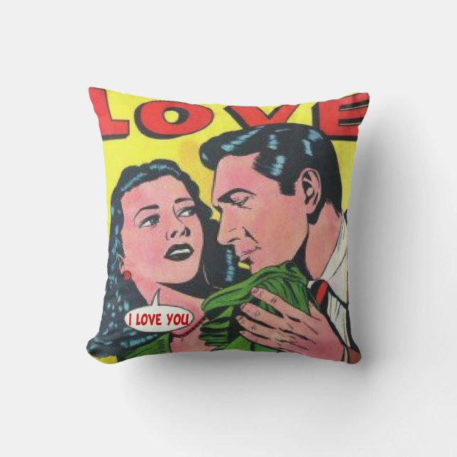 retro,comic cushion (Front)