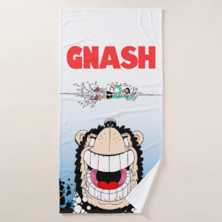Retro Comic Dog Parody Bath Towel 🛁