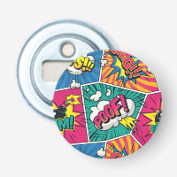 Retro Comic Explosion Colourful Pattern