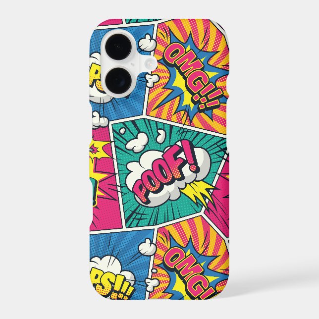 Retro Comic Explosion Pop Art (Back)