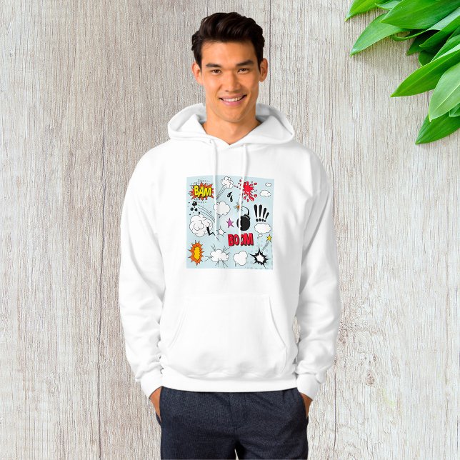 Retro Comic Explosion Pop Art Hoodie (Creator Uploaded)