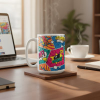 Retro Comic Explosion - Vibrant Pop Art