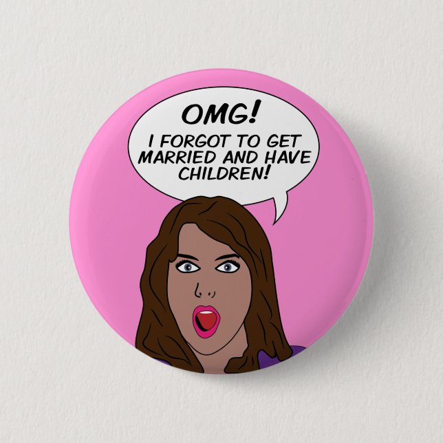 RETRO COMICS 6 CM ROUND BADGE (Front)