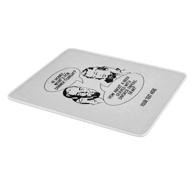 RETRO COMICS custom cutting board (Corner)